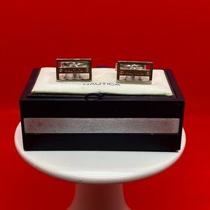 NAUTICA Silver Cufflinks